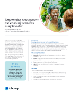 Empowering development and enabling seamless assay transfer